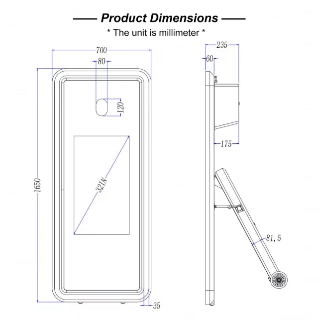 Photobooth IceBox New Mirror 32"