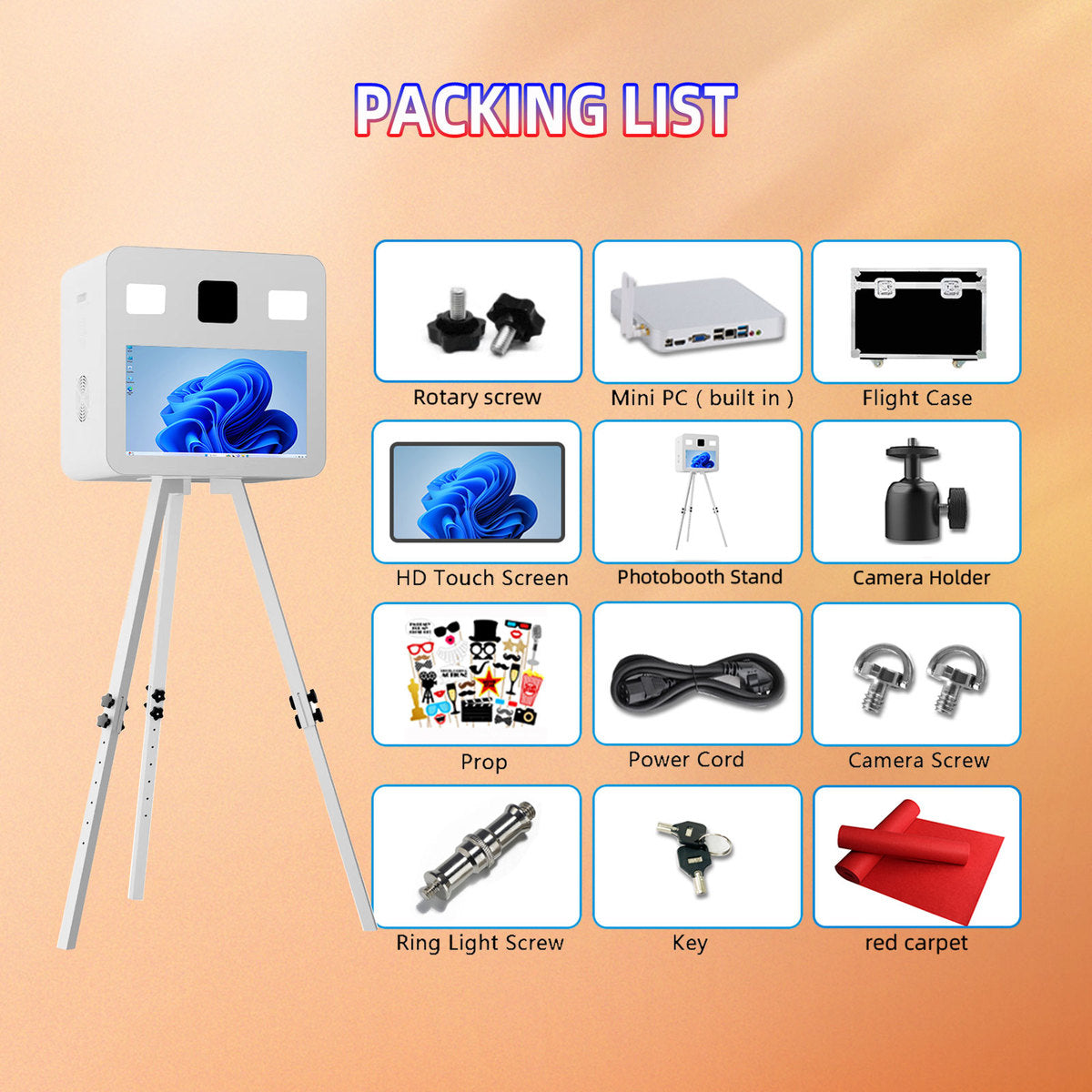 Photobooth IceBox DSLR Tripod 21.5"