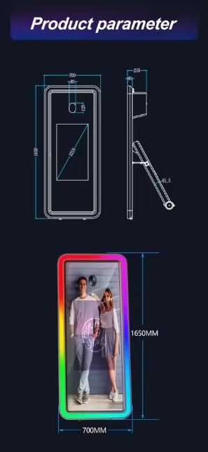 Photobooth IceBox New Mirror 32"