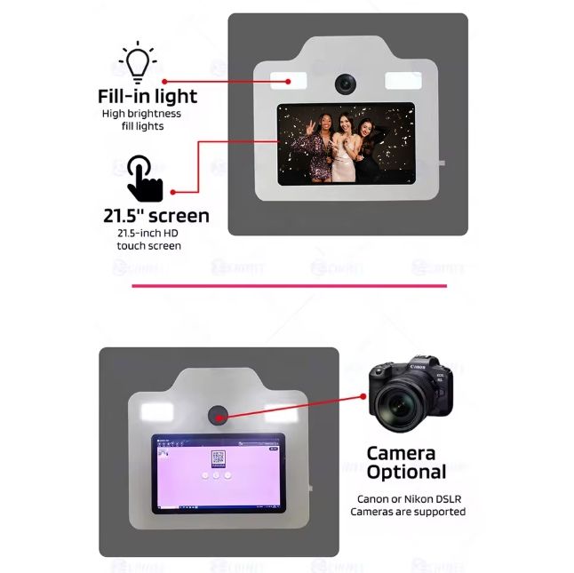 Photobooth IceBox Tripod Selfie 21.5"