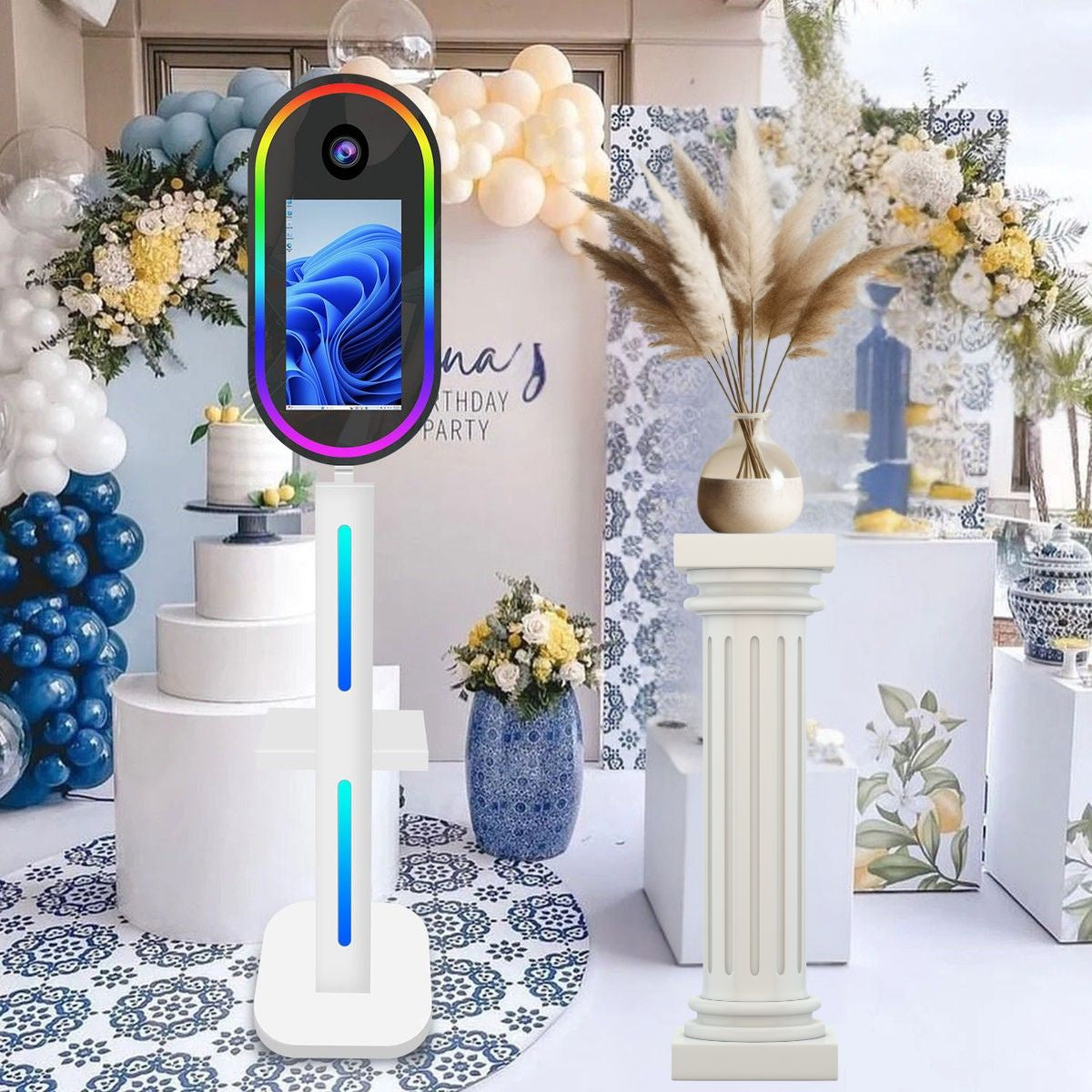 Photobooth IceBox Oval Mirror 15.6"