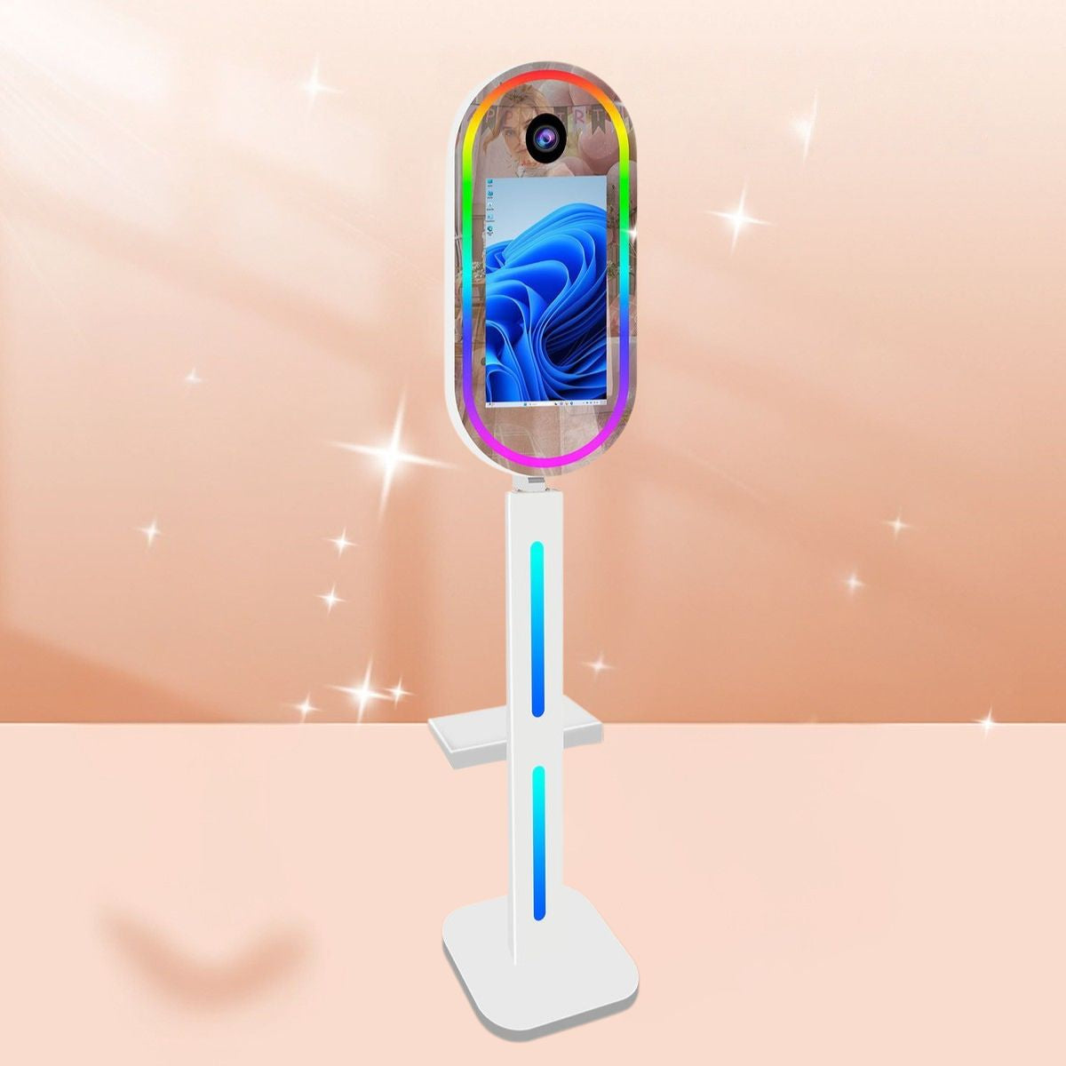 Photobooth IceBox Oval Mirror 15.6"