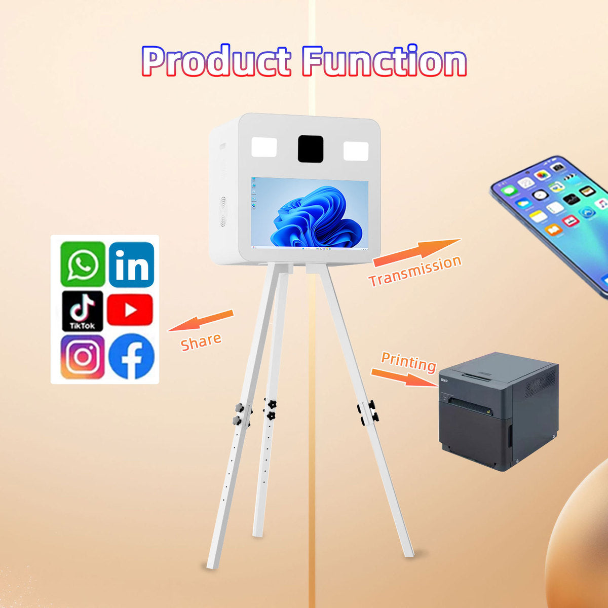 Photobooth IceBox DSLR Tripod 21.5"