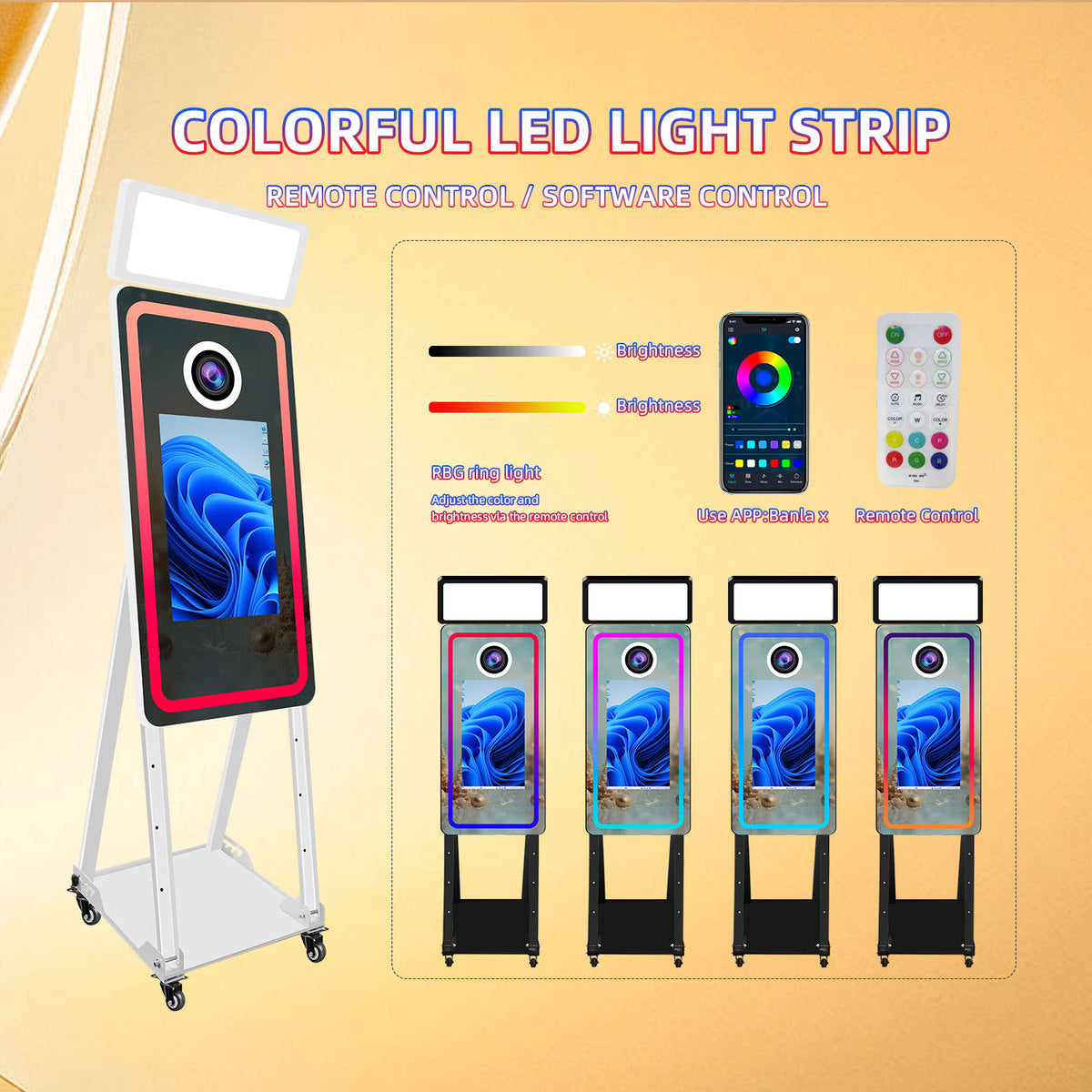 Photobooth IceBox Selfie Mirror 21.5"