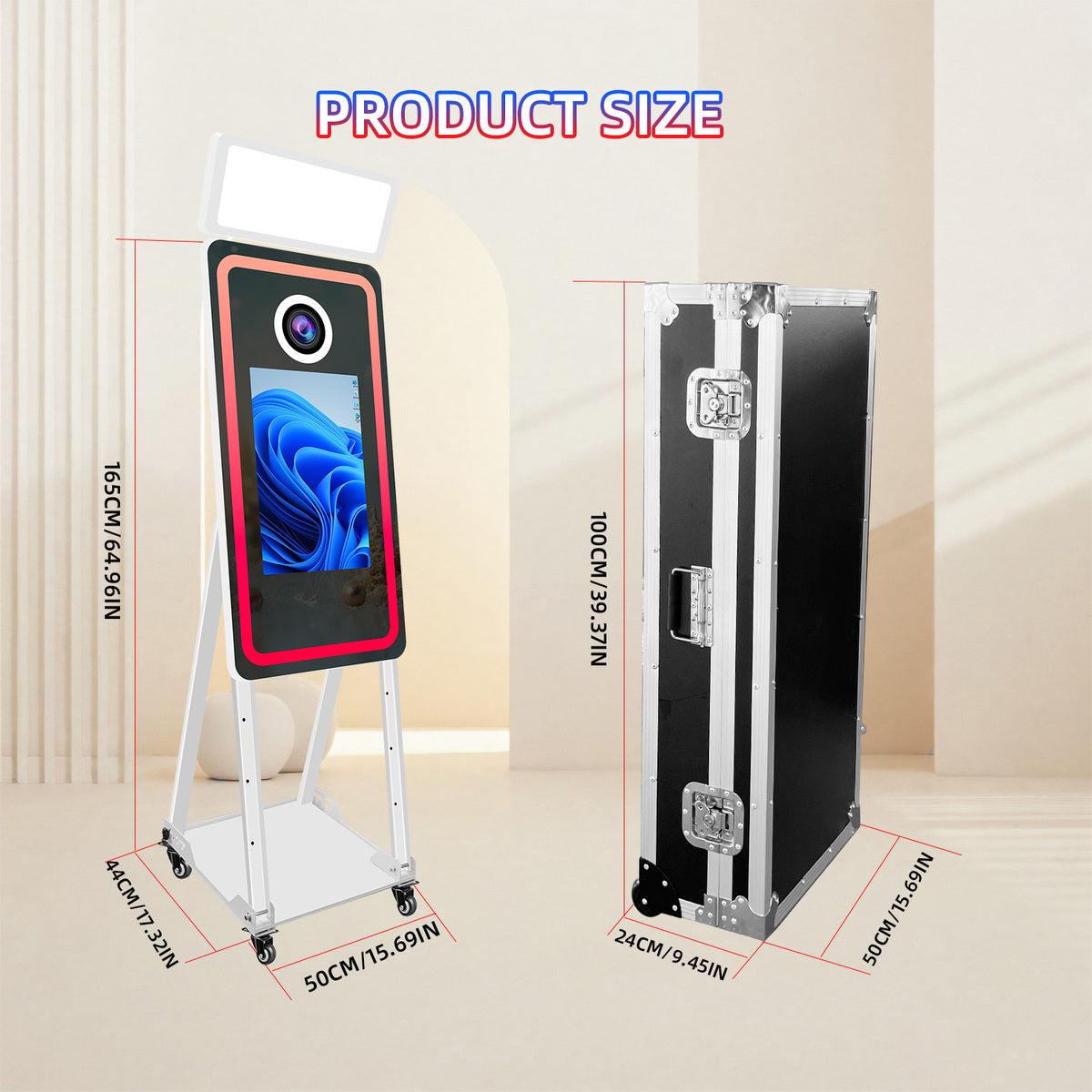 Photobooth IceBox Selfie Mirror 21.5"